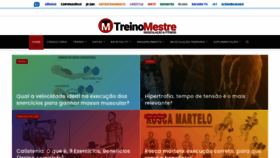What Treinomestre.com.br website looked like in 2021 (4 years ago)
