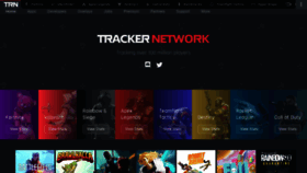 What Tracker.gg website looked like in 2021 (3 years ago)