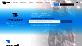 What Tweetbinder.com website looked like in 2021 (3 years ago)