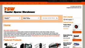What Tractorspareswarehouse.com website looked like in 2021 (3 years ago)