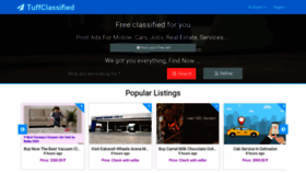 What Tuffclassified.com website looked like in 2021 (3 years ago)