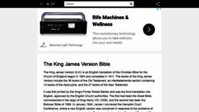 What Thekingjamesversionbible.com website looked like in 2021 (3 years ago)