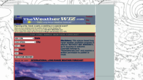 What Theweatherwiz.com website looked like in 2021 (3 years ago)