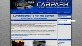 What Trackmania-carpark.com website looked like in 2021 (3 years ago)