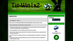 What Tip-win1x2.com website looked like in 2021 (3 years ago)
