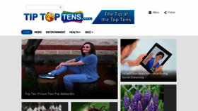 What Tiptoptens.com website looked like in 2021 (3 years ago)