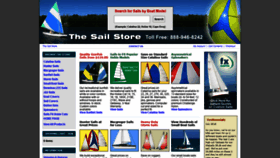 What Thesailstore.com website looked like in 2021 (3 years ago)