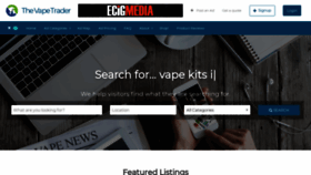 What Thevapetrader.com website looked like in 2021 (3 years ago)