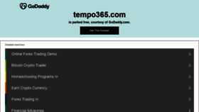 What Tempo365.com website looked like in 2021 (3 years ago)
