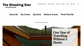 What The-shooting-star.com website looked like in 2021 (3 years ago)