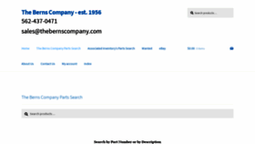 What Thebernscompany.com website looked like in 2021 (3 years ago)