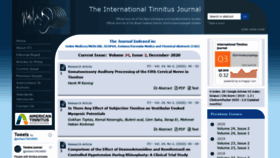 What Tinnitusjournal.com website looked like in 2021 (3 years ago)
