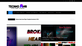 What Technoanis.com website looked like in 2021 (3 years ago)
