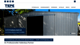 What Tepe-systemhallen.de website looked like in 2021 (3 years ago)