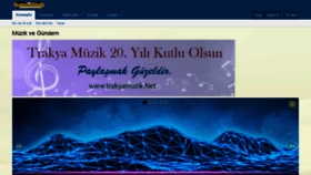 What Trakyamuzik.net website looked like in 2021 (3 years ago)