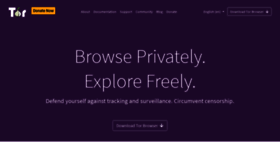 What Torproject.net website looked like in 2021 (5 years ago)