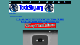 What Toxicsky.org website looked like in 2021 (3 years ago)
