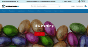 What Tassenwinkel.nl website looked like in 2021 (3 years ago)