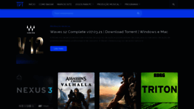 What Traficodetorrents.com website looked like in 2021 (3 years ago)