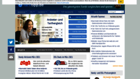 What Tariftip.de website looked like in 2021 (4 years ago)