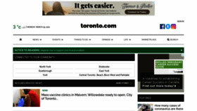 What Toronto.com website looked like in 2021 (3 years ago)