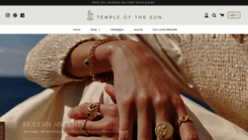 What Templeofthesun.com website looked like in 2021 (3 years ago)