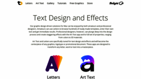 What Text.design website looked like in 2021 (3 years ago)