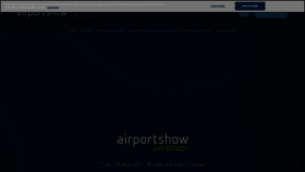 What Theairportshow.com website looked like in 2021 (3 years ago)