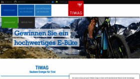 What Tiwag.at website looked like in 2021 (3 years ago)