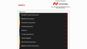 What Travell.co website looked like in 2021 (3 years ago)