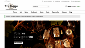 What Terreexotique.fr website looked like in 2021 (3 years ago)