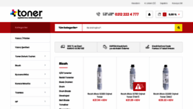 What Toner.web.tr website looked like in 2021 (4 years ago)