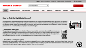 What Turtle-direct.co.nz website looked like in 2021 (4 years ago)