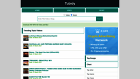 What Tubidy.asia website looked like in 2021 (3 years ago)