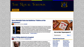 What Theroyalforums.com website looked like in 2021 (3 years ago)