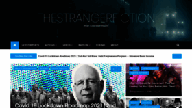 What Thestrangerfiction.com website looked like in 2021 (3 years ago)