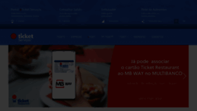 What Ticket.pt website looked like in 2021 (3 years ago)