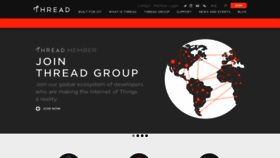 What Threadgroup.org website looked like in 2021 (3 years ago)