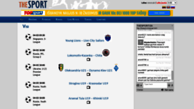 What Thesport.sx website looked like in 2021 (5 years ago)