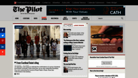 What Thebostonpilot.com website looked like in 2021 (3 years ago)