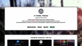 What Tchncs.de website looked like in 2021 (3 years ago)