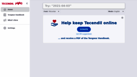 What Tecendil.com website looked like in 2021 (3 years ago)