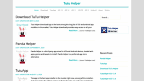 What Tutuhelper.com website looked like in 2021 (3 years ago)
