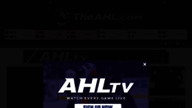 What Theahl.com website looked like in 2021 (3 years ago)