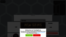 What Tricksplit.io website looked like in 2021 (3 years ago)