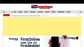 What Theconscienceng.com website looked like in 2021 (3 years ago)