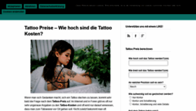 What Tattoorechner.de website looked like in 2021 (3 years ago)