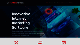 What Teknikforce.com website looked like in 2021 (3 years ago)