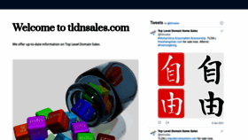 What Tldnsales.com website looked like in 2021 (3 years ago)
