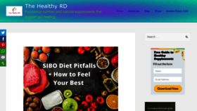 What Thehealthyrd.com website looked like in 2021 (3 years ago)